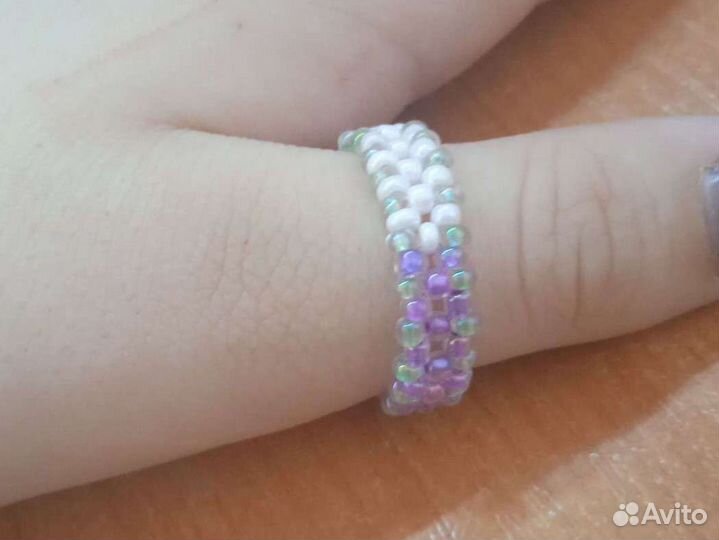 Кольца из бисера