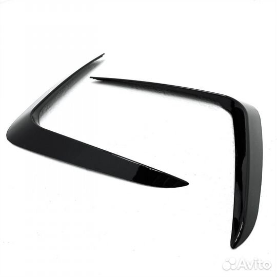 BMW G01 LCI накладки на передний бампер рестайлинг