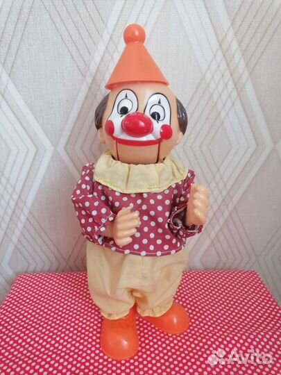 Клоун, игрушка-копилка. Винтаж