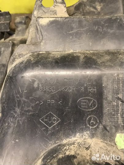 Рено Каптюр защита бампера