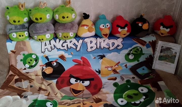 Большая рогатка angry birds - аттракцион