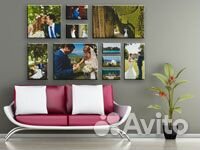 Фото на Холсте, Коллаж по фото на холсте 30х 40 см