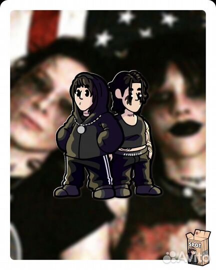 Spot cartoon хэви метал Kai angel & 9 mice