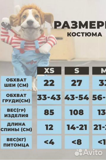 Костюм для собаки новый