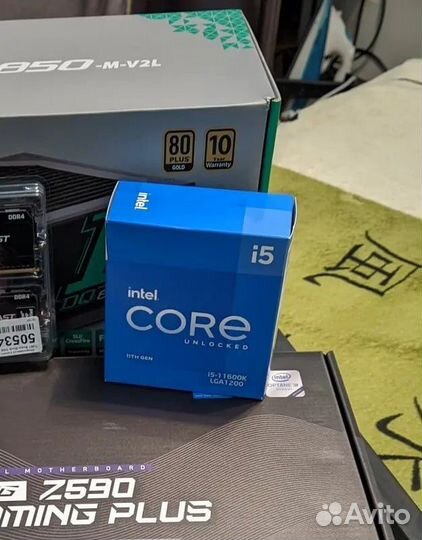 Процессор intel core i5 11600kf BOX