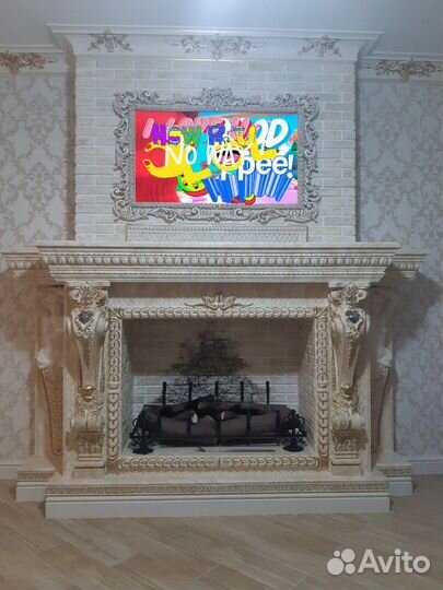 Рамка для телевизора. Био камин