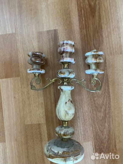 Подсвечник из оникса