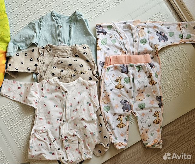 2 пакета вещей на девочку 50-62