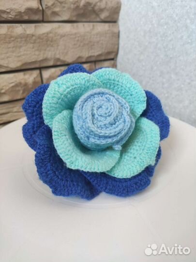 Кукла - букет вязаная игрушка