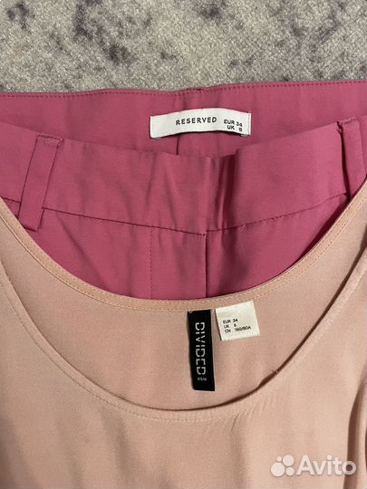 Блузка H&M и брюки Reserved