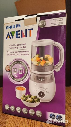 Пароварка блендер philips avent 4 в 1