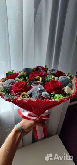 Букеты с игрушками