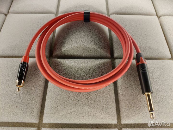 Шнур Jack 6,3 mono - Rca mr. Cable reason g6