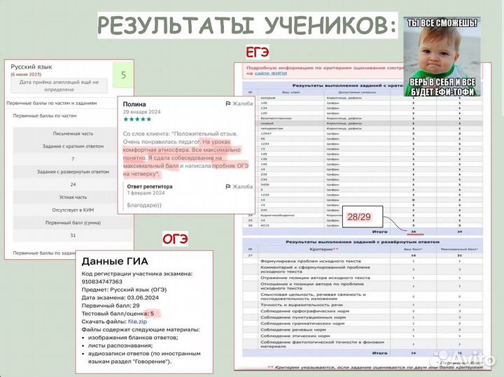 Репетитор по русскому языку ЕГЭ ОГЭ