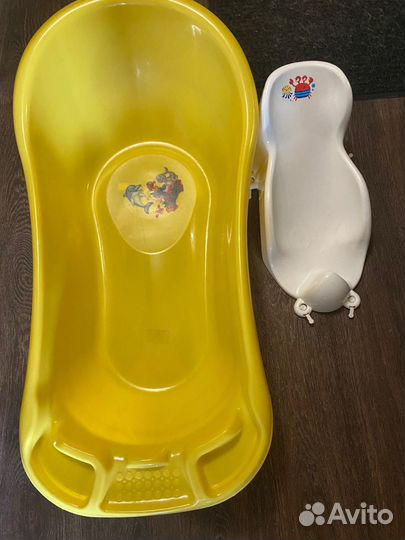 Ванночка для купания с горкой