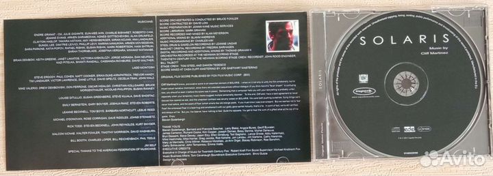 Solaris OST CD