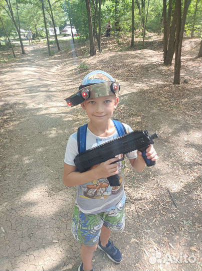 Выездной лазертаг в лагерь на весь день