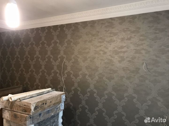 Поклейка обоев