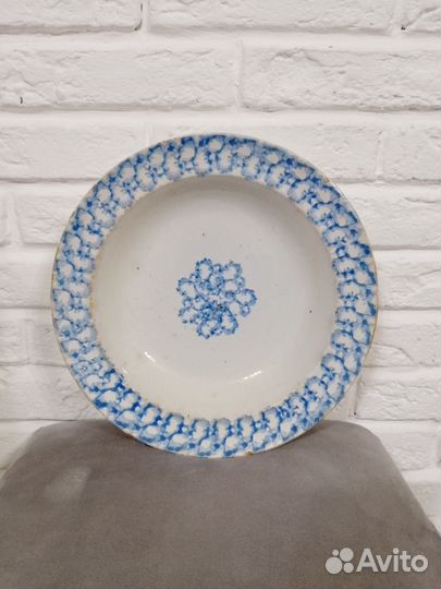 Старинная тарелка ф - ка Зацепина