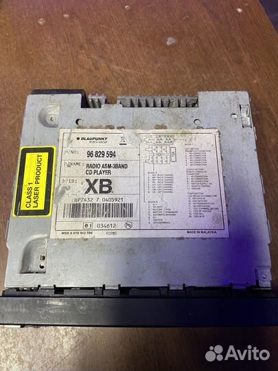 Магнитола штатная chevrolet lacetti