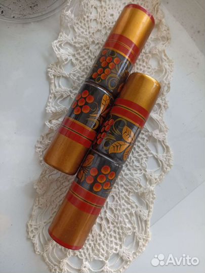 Пенал деревянный Хохлома СССР