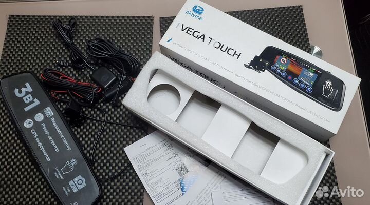 Видеорегистратор комбо 3 в 1 Playme vega Touch