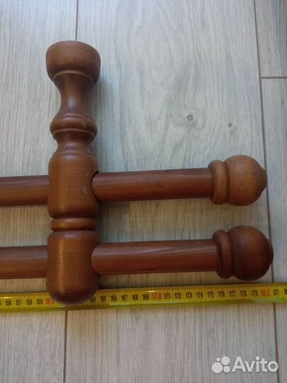 Гардина деревянная для штор 180см и 140см