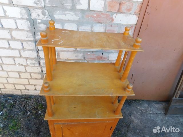 Старинная этажерка СССР 50 годы 20 века в интерьер