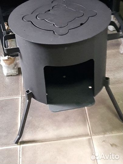 Печь-учаг с кольцами