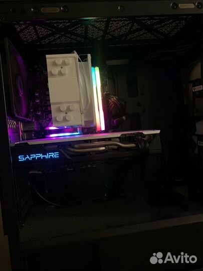 Красивый игровой пк ssd512,16ram,в/к 8gb