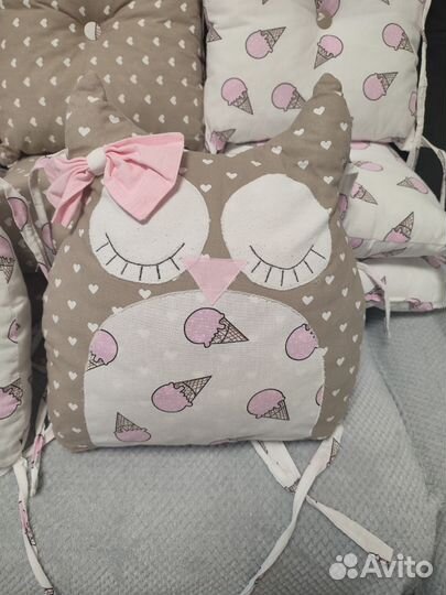 Бортики в детскую кроватку бу