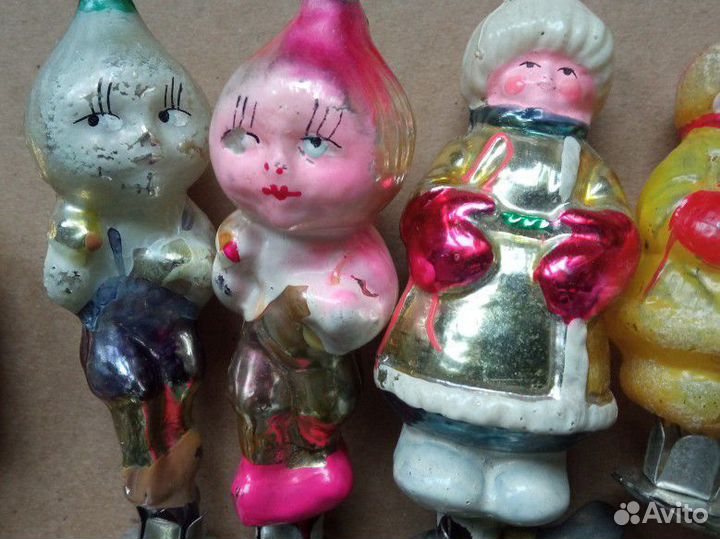 Ёлочные игрушки прищепки от бабушки