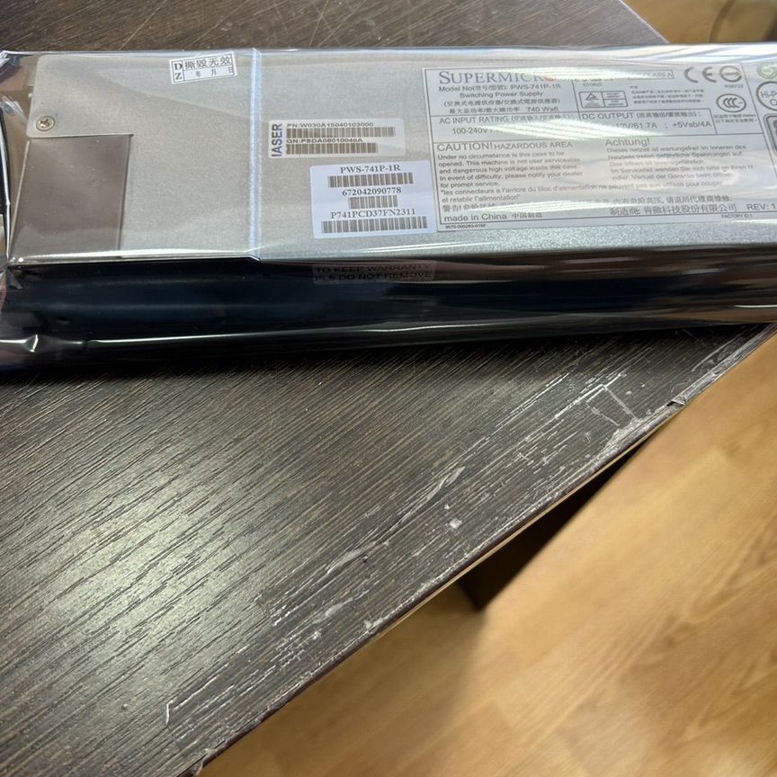 [PWS-741P-1R] Блок Питания Supermicro 740w Бу Pws-741p-1r