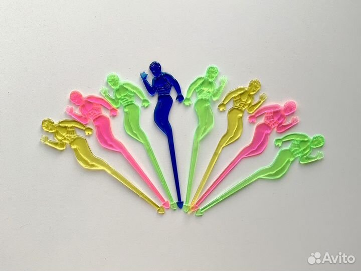 Топперы для коктейлей и трубочки для девичника