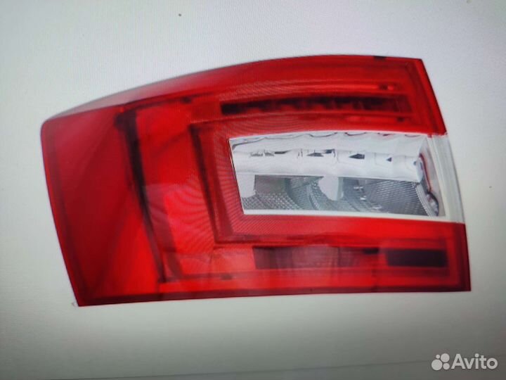 Фонарь задний левый skoda octavia a7 2018