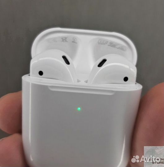 Наушники Apple Airpods 2 Premium v.10 Опт Роз