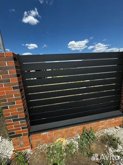 Забор ранчо (горизонтальный)