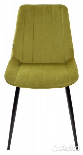 Стул flip черный/тк. велюр олива G108-87