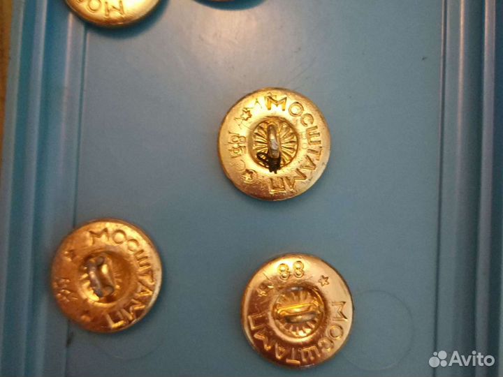Пуговицы вмф СССР алюминий 1984,85,87,88гг