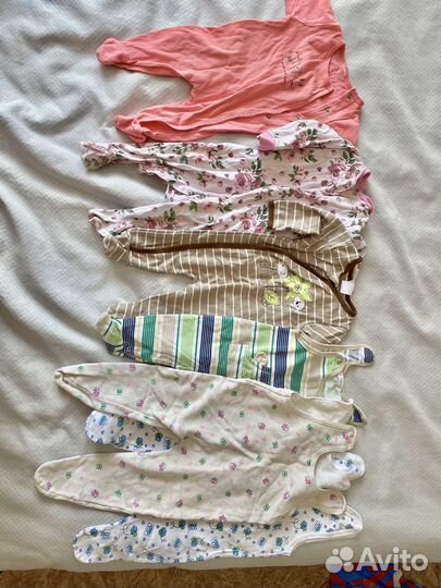 Детские вещи пакетом 50-68 на девочку