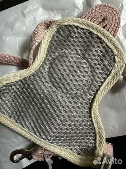 Шлейка для маленьких и средних собак с поводком