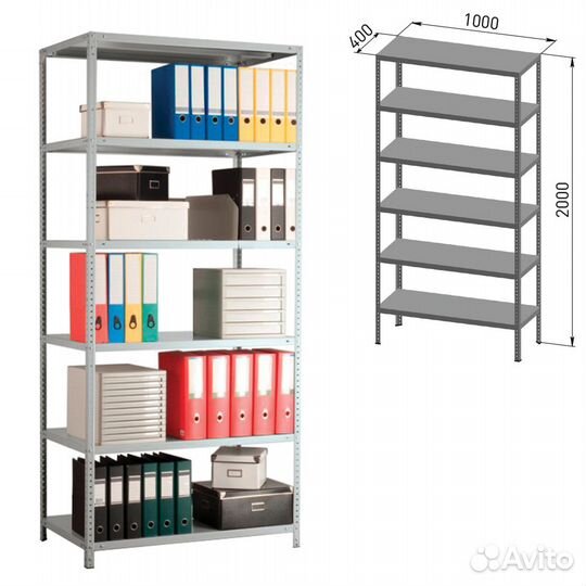 Стеллаж металлический 6 полок