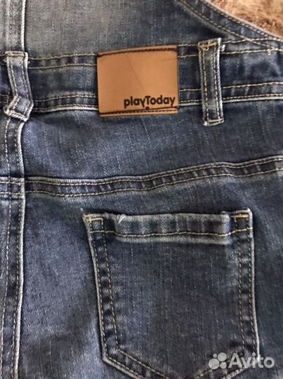 Джинсовый комбинезон