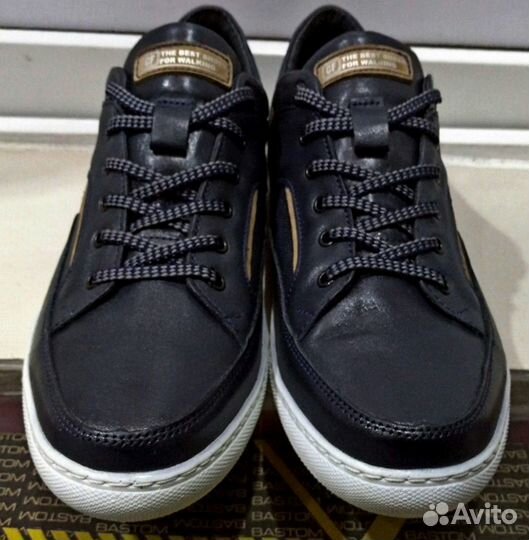 Кроссовки кожа муж. 