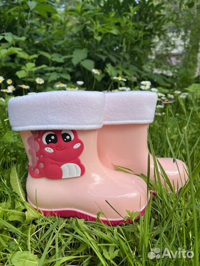 Резиновые сапоги детские 22-30 новые