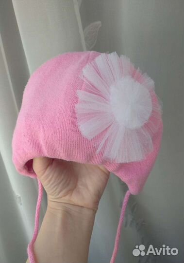 Шапка 42-44 лёгкая на демисезон