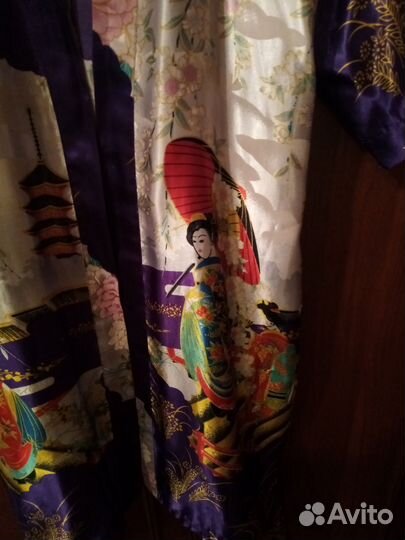 Халат женский шёлковый р. 44-46