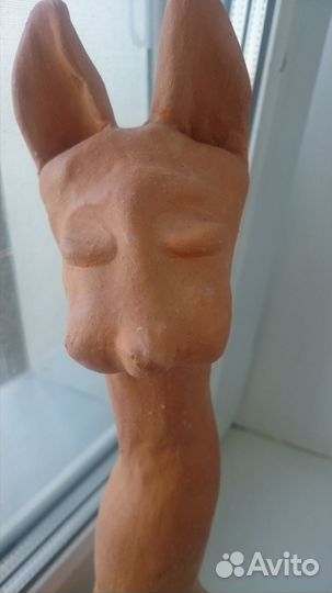 Заяц для раскрашивания Глина Высота43см