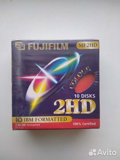 Дискеты Fujifilm 2HD IBM Formatted 10 шт
