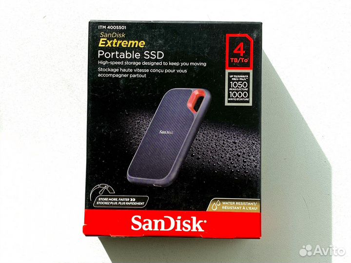 Sandisk Extreme Portable SSD 4Tb V2 новый